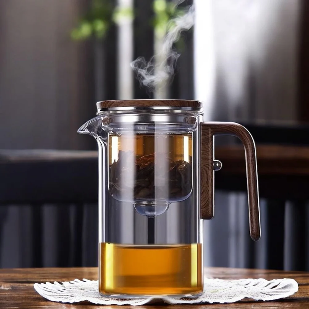 1-1 Elegant separation Inner Jug Teapot - Image 1