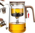 Enchanti Tea Pot, Creative Witchcraft Magic Glass Teapot, Detachable Loose Tea Glass Infuser, Ideal for Tea Maker -27oz (Approx. 800 ml)