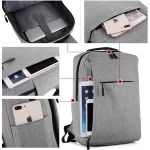 Laptop Bag Travel Bag Business Backpack Leisure Men Bag Man Bag Multifunctional USB Charging Bag beg komputer riba - Image 2
