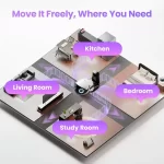 Enabot EBO Air 2 Plus FamilyBot 3K Home Camera Robot: Indoor Camera. Movable Robot Companion. 2-Way Video. AI Chat Mode. Auto-Recharge. Long Battery Life. Custom Facial Image. Night Vision - Image 2