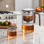 Enchanti Tea Pot, Creative Witchcraft Magic Glass Teapot, Detachable Loose Tea Glass Infuser, Ideal for Tea Maker -27oz (Approx. 800 ml) - Image 3