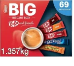 Nestlé Kitkat and Friends Big Biscuit Box | 69 x Chocolate Biscuit Bars – KitKat, Blue Riband, Toffee Crisp | Bulk Chocolate Box 1.357kg X2 boxes - Image 2