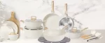 【One Day Only】17 Pcs Pots and Pans Set Non Stick Kitchen Cookware Sets