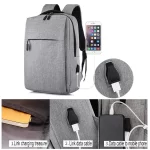 Laptop Bag Travel Bag Business Backpack Leisure Men Bag Man Bag Multifunctional USB Charging Bag beg komputer riba
