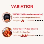 HALAL JAKIM Kims Kimchi Viral Korea Kimchi Spicy Kimchi Kobis kimchi halal (Korean kimchi) 1KG - Image 3