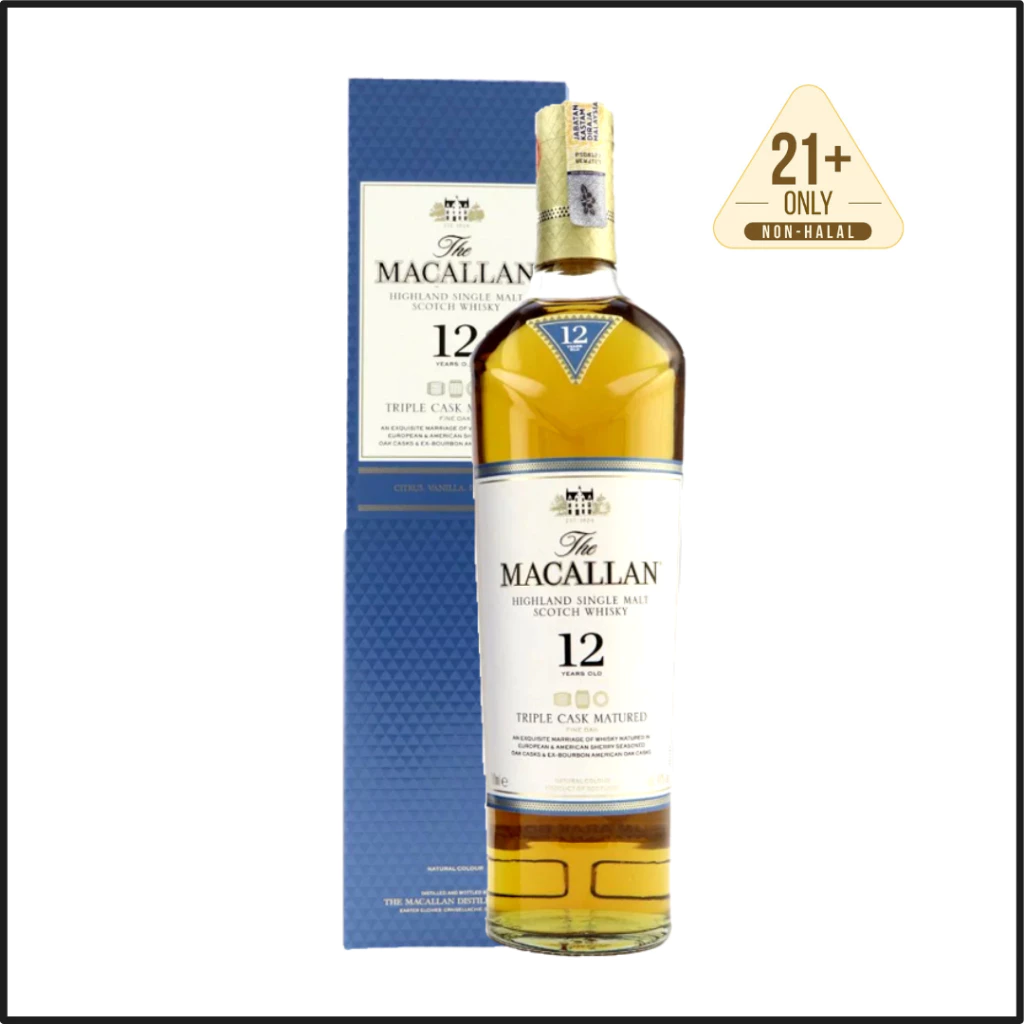 my-11134207-820lh-mezgedq2ax3ic6 THE MACALLAN 12 Year Old Triple Cask Matured 700ml - Image 1